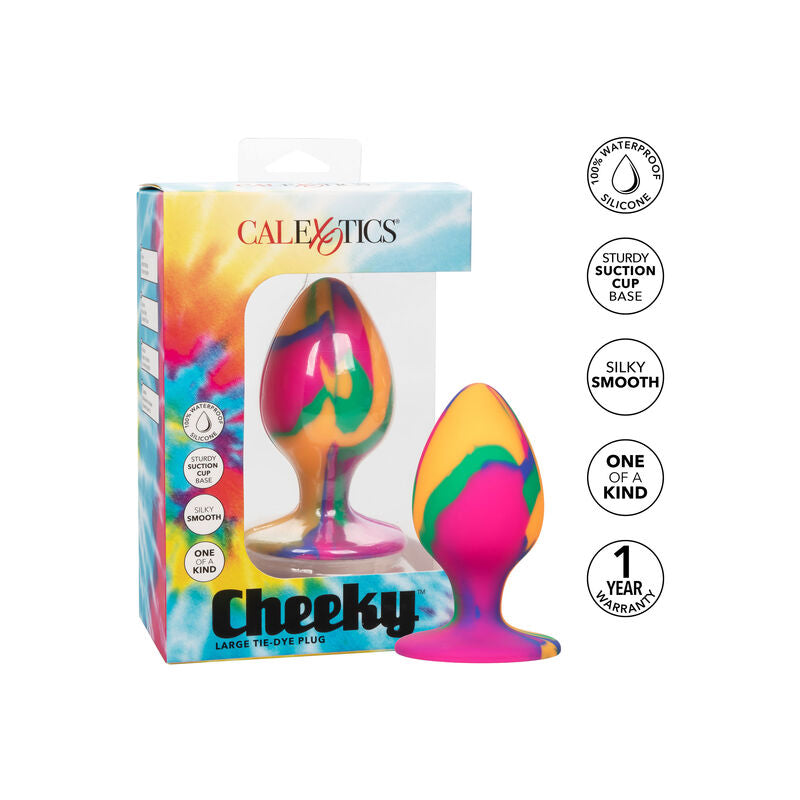 CALEXOTICS - CHEEKY GRAND PLUG ANAL TIE-DYE CALEXOTICS