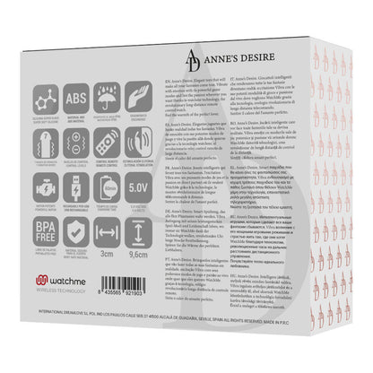 ANNE'S DESIRE - PANTY PLEASURE TECNOLOG A WATCHME NOIR ANNE´S DESIRE