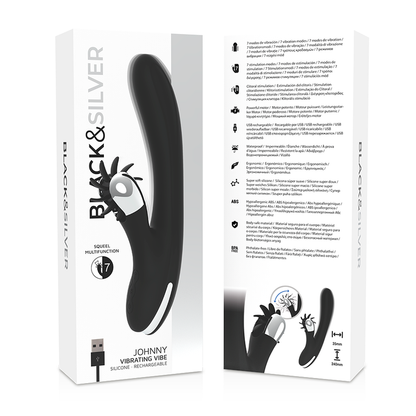 BLACK&SILVER - VIBRANT BUNNY JOHNNY BLACK&SILVER