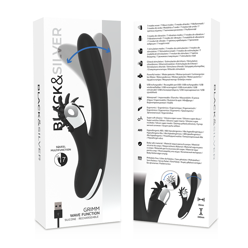 BLACK&SILVER - FONCTION VAGUE BUNNY GRIMM BLACK&SILVER