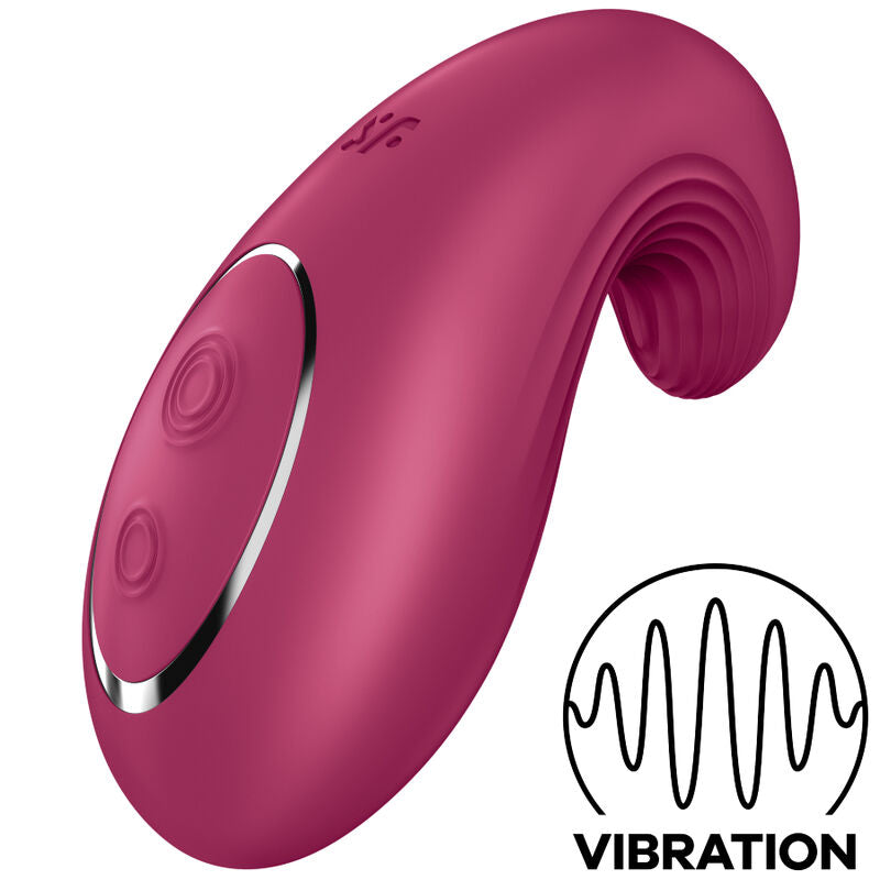 SATISFYER - VIBRATEUR  POSER DIPPING DELIGHT ROUGE SATISFYER LAYONS