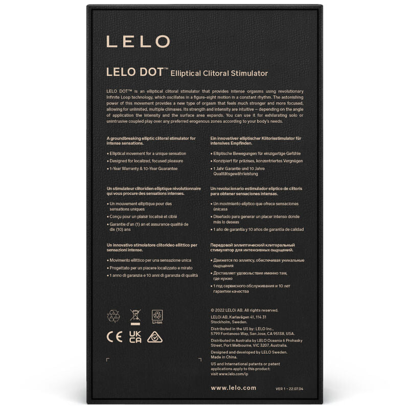 LELO - STIMULATEUR DE CLITORIS DOT - AQUA LELO
