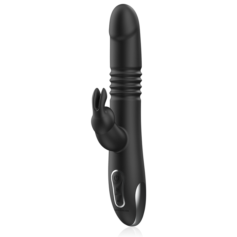 BLACK&SILVER - KENJI STIMULANT VIBE COMPATIBLE AVEC LA TECHNOLOGIE SANS FIL WATCHME BLACK&SILVER