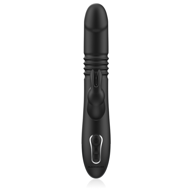 BLACK&SILVER - KENJI STIMULANT VIBE COMPATIBLE AVEC LA TECHNOLOGIE SANS FIL WATCHME BLACK&SILVER