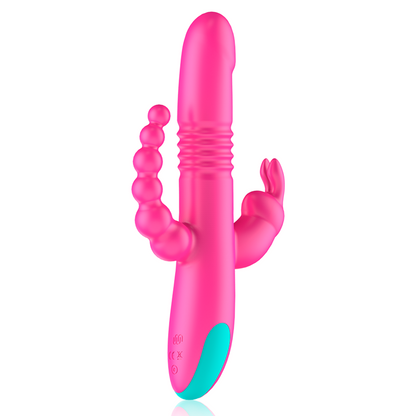 HAPPY LOKY - DONALD TRIPLE STIMULATION : ANAL, G-SPOT & CLITORAL WATCHME TECHNOLOGIE SANS FIL COMPATIBLE HAPPY LOKY