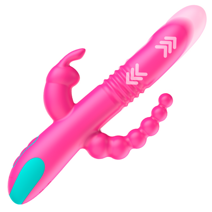 HAPPY LOKY - DONALD TRIPLE STIMULATION : ANAL, G-SPOT & CLITORAL WATCHME TECHNOLOGIE SANS FIL COMPATIBLE HAPPY LOKY