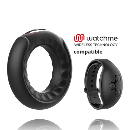 ANBIGUO - ANNEAU VIBRANT ADRIANO COMPATIBLE AVEC LA TECHNOLOGIE SANS FIL WATCHME ANBIGUO
