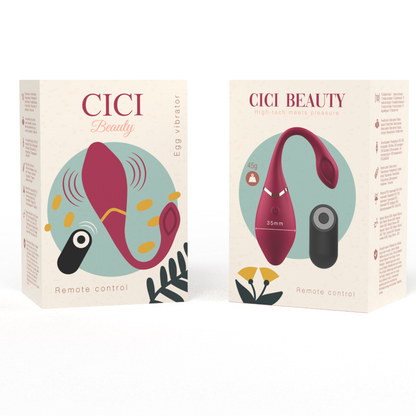 CICI BEAUTY - PREMIUM SILICONE EGG VIBRATEUR TÉLÉCOMMANDE CICI BEAUTY
