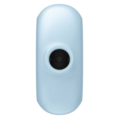 SATISFYER - STIMULATEUR ET VIBRATEUR DOUBLE AIR PULSE PRO TO GO 3 BLEU SATISFYER AIR PULSE