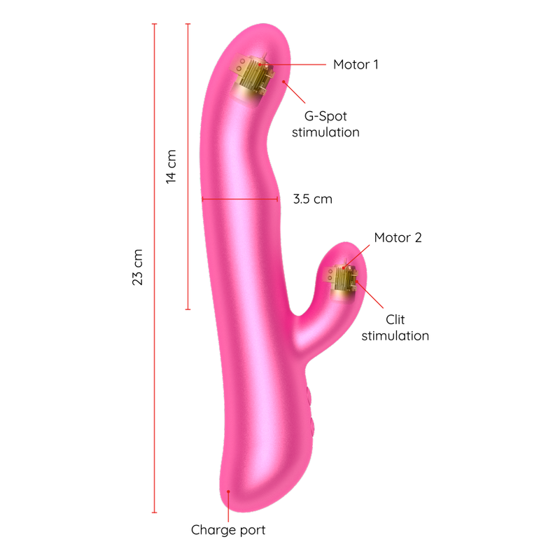 ONINDER - OSLO VIBRATION ET ROTATION ROSE - APPLICATION GRATUITE ONINDER