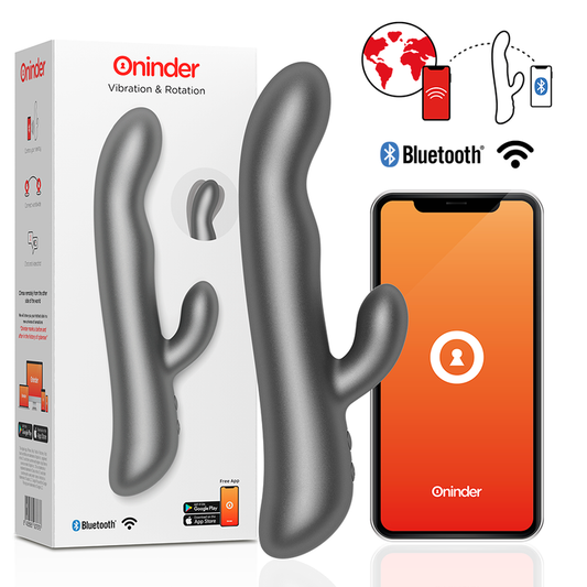 ONINDER - OSLO VIBRATION ET ROTATION NOIR - APPLICATION GRATUITE ONINDER