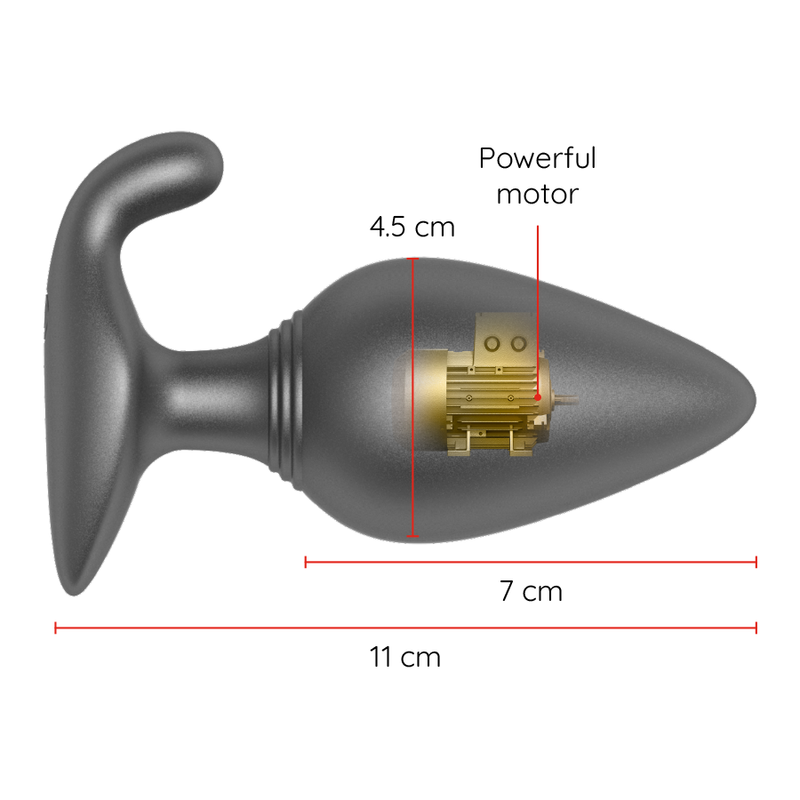 ONINDER - PLUG ANAL VIBRANT RIO NOIR - APPLICATION GRATUITE ONINDER