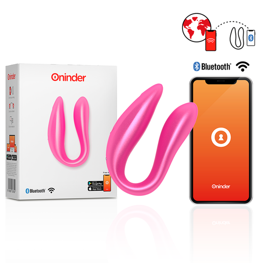 ONINDER - LISBOA G-SPOT & CLITORAL STIMULATEUR ROSE - APPLICATION GRATUITE ONINDER