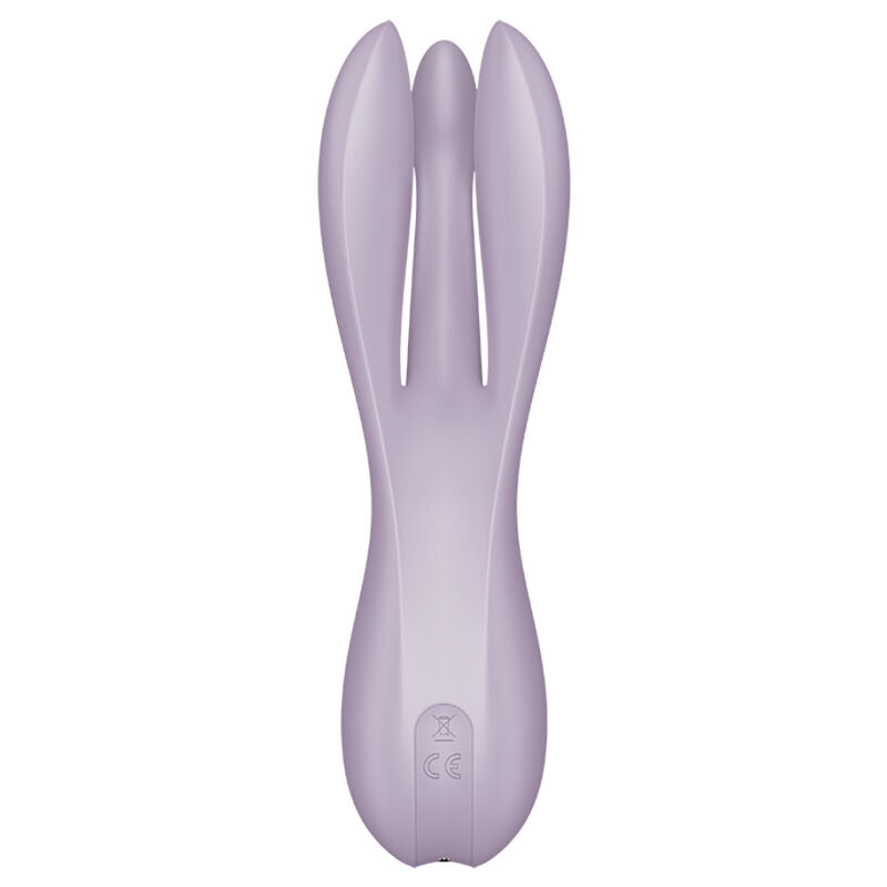 SATISFYER - VIBRATEUR THREESOME 2 VIOLET SATISFYER VIBRATOR