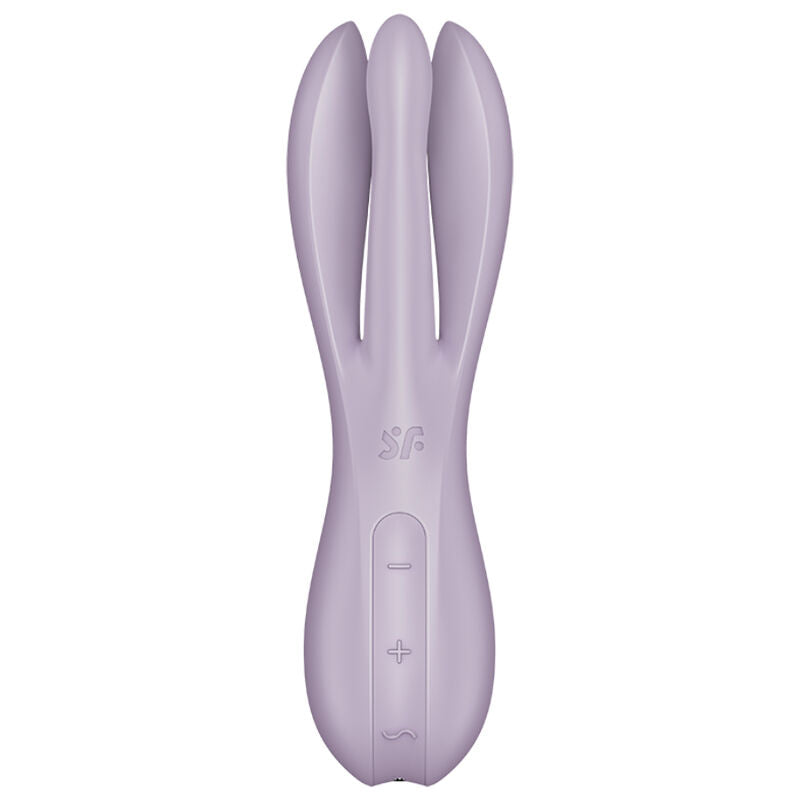 SATISFYER - VIBRATEUR THREESOME 2 VIOLET SATISFYER VIBRATOR