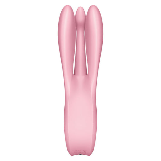SATISFYER - VIBRATEUR THREESOME 1 ROSE SATISFYER VIBRATOR