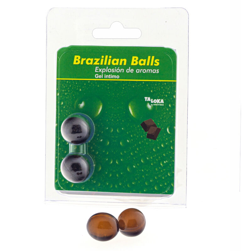 TALOKA - GEL INTIME 2 BOULES BRÉSILIENNES AU CHOCOLAT TALOKA