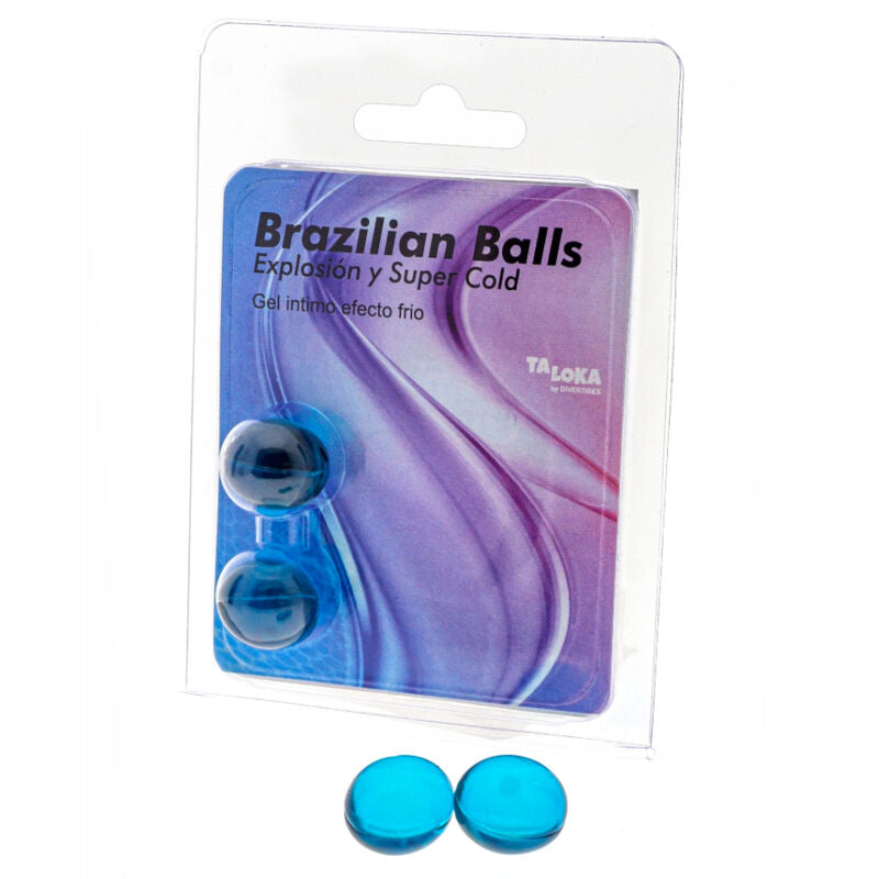 TALOKA - 2 BOULES BRÉSILIENNES GEL EXCITANT EFFET FROID TALOKA