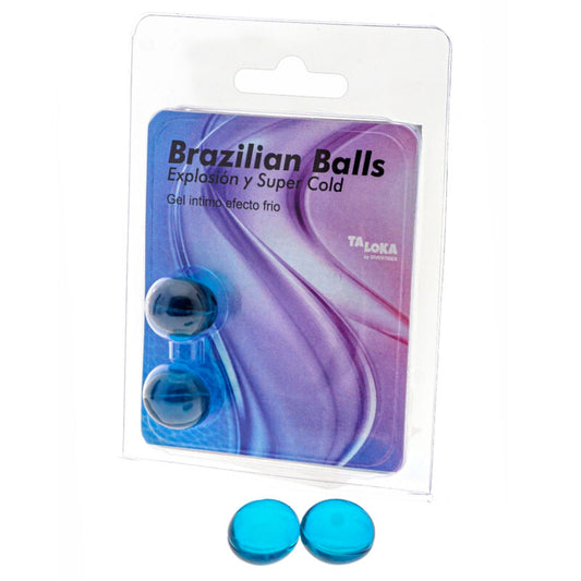 TALOKA - 2 BOULES BRÉSILIENNES GEL EXCITANT EFFET FROID TALOKA