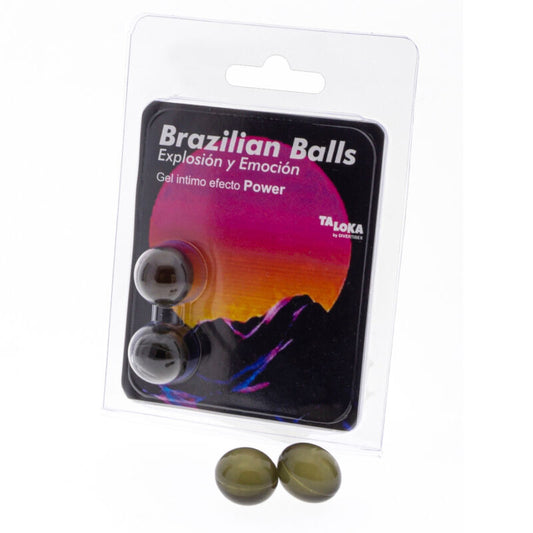 TALOKA - 2 BALLES BRÉSILIENNES GEL EXCITANANT EFFET PUISSANT TALOKA