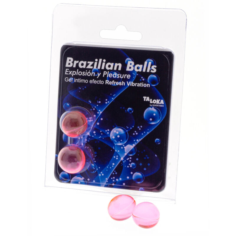 TALOKA - 2 BALLES BRÉSILIENNES REFRESH EFFET VIBRANT GEL EXCITANT TALOKA