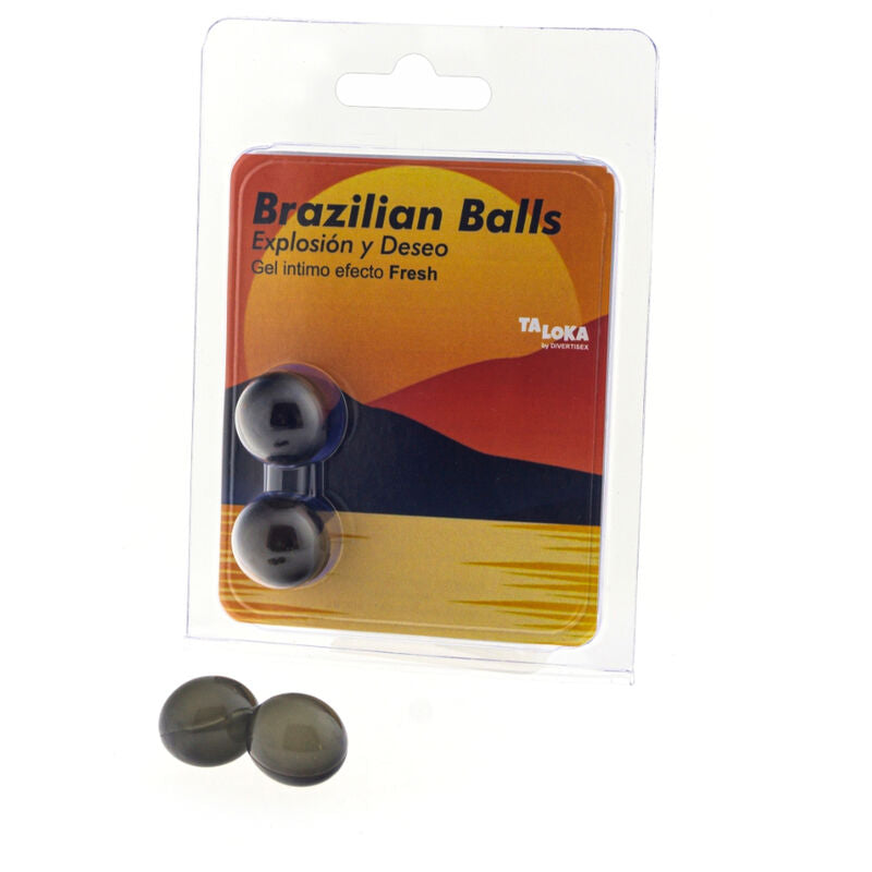 TALOKA - 2 BOULES BRÉSILIENNES GEL EXCITANT EFFET FRAIS TALOKA