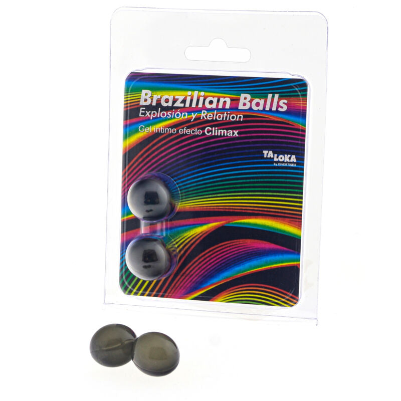 TALOKA - 2 BOULES BRÉSILIENNES GEL EXCITANT EFFET CLIMAX TALOKA