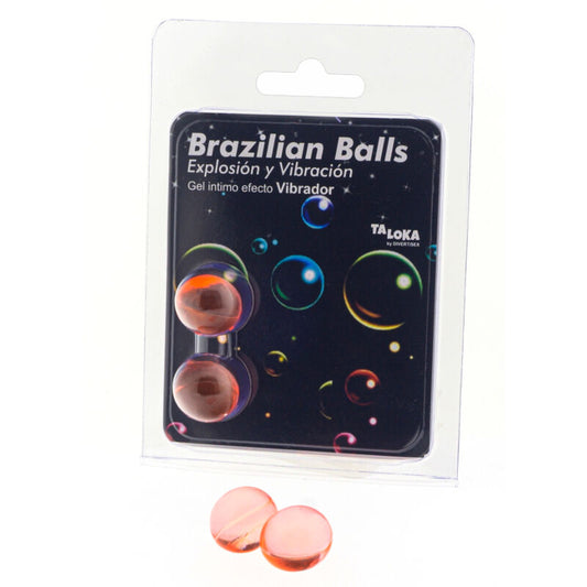 TALOKA - 2 BALLES BRÉSILIENNES GEL EXCITANT EFFET VIBRANT TALOKA