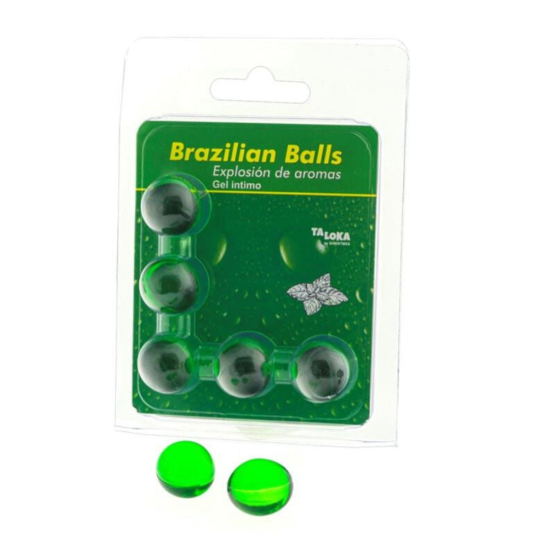 TALOKA - 5 BOULES BRÉSILIENNES GEL INTIME MENTHE TALOKA