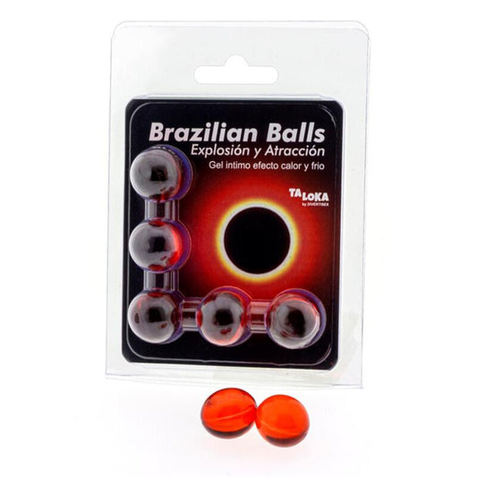 TALOKA - 5 BOULES BRÉSILIENNES GEL EXCITANT EFFET CHAUD & FROID TALOKA