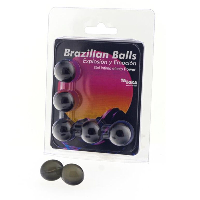 TALOKA - 5 BALLES BRÉSILIENNES GEL EXCITANT EFFET PUISSANT TALOKA