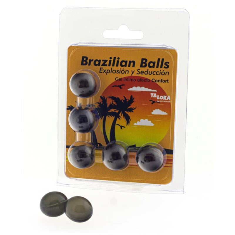 TALOKA - 5 BALLES BRÉSILIENNES GEL EXCITANT EFFET CONFORT TALOKA