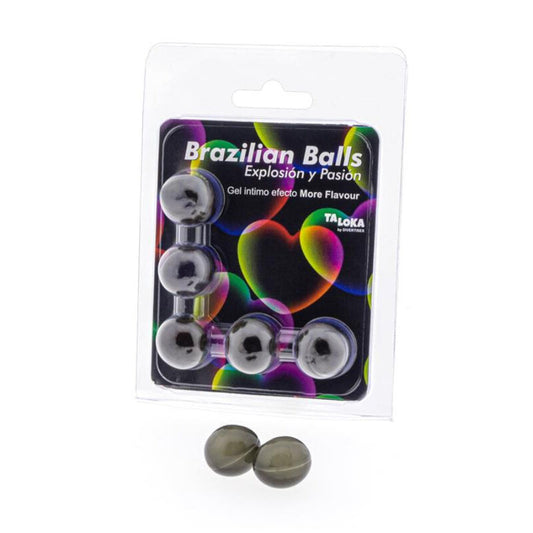 TALOKA - 5 BOULES BRÉSILIENNES PLUS DEFFET DE SAVEUR GEL EXCITANT TALOKA
