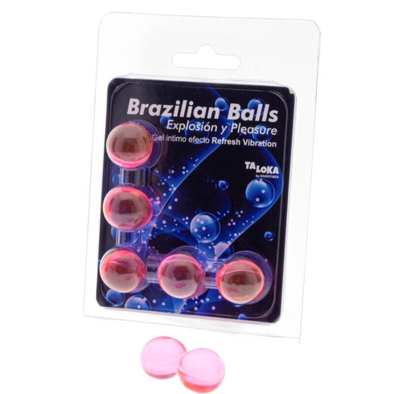 TALOKA - 5 BALLES BRÉSILIENNES REFRESH EFFET VIBRANT GEL EXCITANT TALOKA
