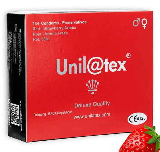 UNILATEX - CONSERVATEURS ROUGE / FRAISE 144 UNITÉS UNILATEX