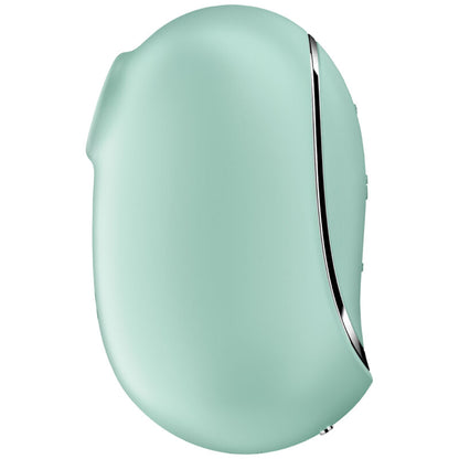 SATISFYER - STIMULATEUR ET VIBRATEUR DOUBLE AIR PULSE PRO TO GO 2 VERT SATISFYER AIR PULSE