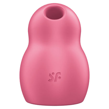 SATISFYER - STIMULATEUR ET VIBRATEUR DOUBLE AIR PULSE PRO TO GO 1 ROUGE SATISFYER AIR PULSE