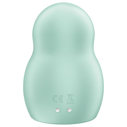 SATISFYER - STIMULATEUR ET VIBRATEUR DOUBLE AIR PULSE PRO TO GO 1 VERT SATISFYER AIR PULSE