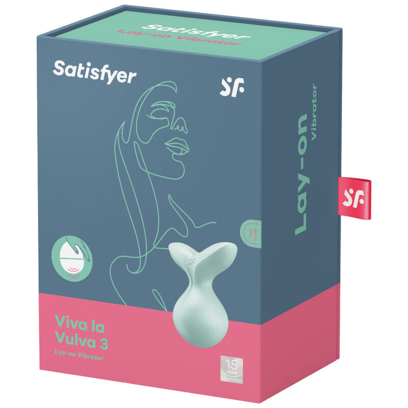 SATISFYER - VIBRATEUR  POSER VIVA LA VULVA 3 VERT SATISFYER LAYONS