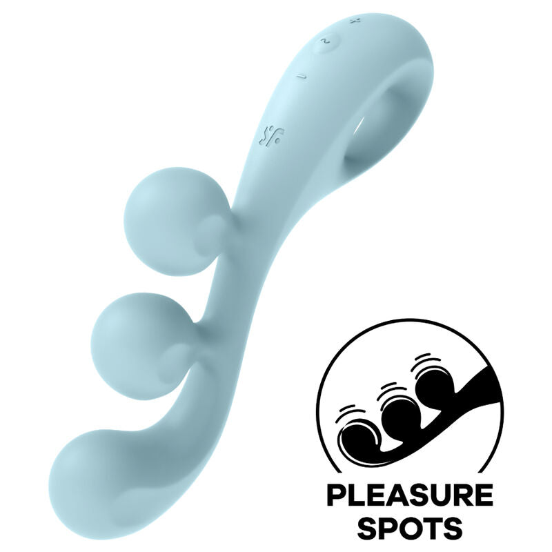 SATISFYER - VIBRATEUR MULTI TRI BALL 2 BLEU SATISFYER VIBRATOR