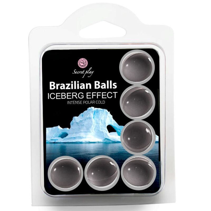 SECRET PLAY SET 6 BALLES BRÉSILIENNES EFFET ICEBERG SECRETPLAY COSMETIC