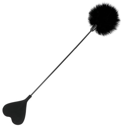DARKNESS - FOUET PLUME DAMOUR NOIR 40 CM DARKNESS SENSATIONS
