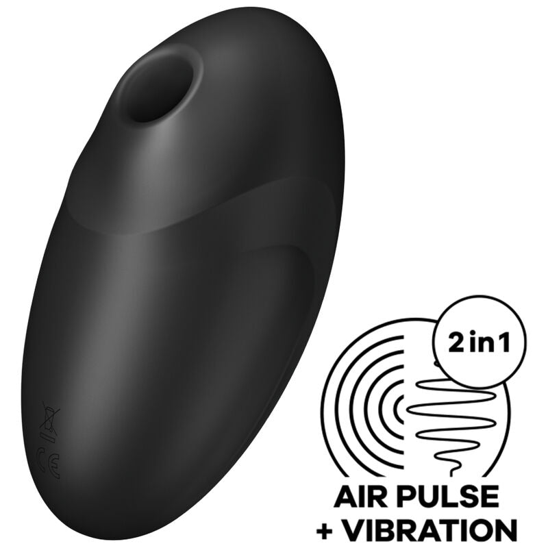 SATISFYER - STIMULATEUR ET VIBRATEUR VULVA LOVER 3 NOIR SATISFYER AIR PULSE