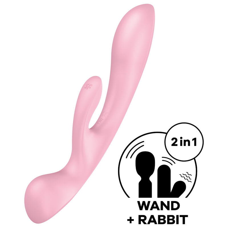SATISFYER - VIBRATION HYBRIDE TRIPLE OH ROSE SATISFYER VIBRATOR