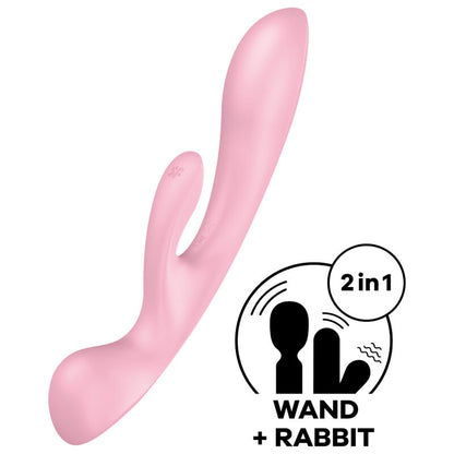 SATISFYER - VIBRATION HYBRIDE TRIPLE OH ROSE SATISFYER VIBRATOR