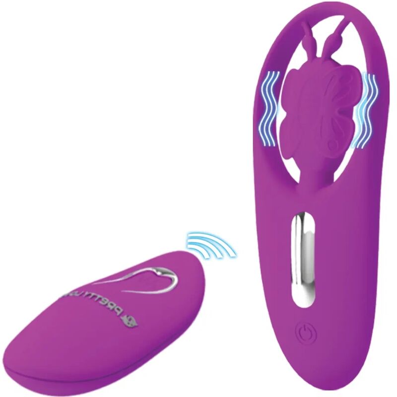 PRETTY LOVE - STIMULATEUR PAPILLON DANCING POUR CULOTTES AVEC TÉLÉCOMMANDE LILAS PRETTY LOVE SMART