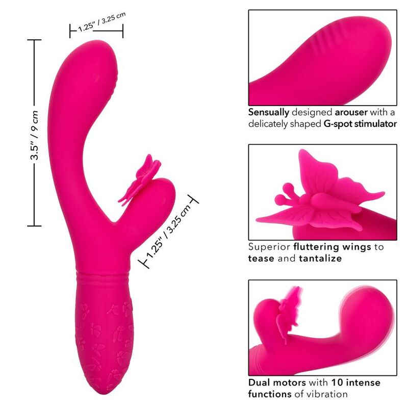 CALEXOTICS - PAPILLON KISS FLUTTER ROSE CALEXOTICS