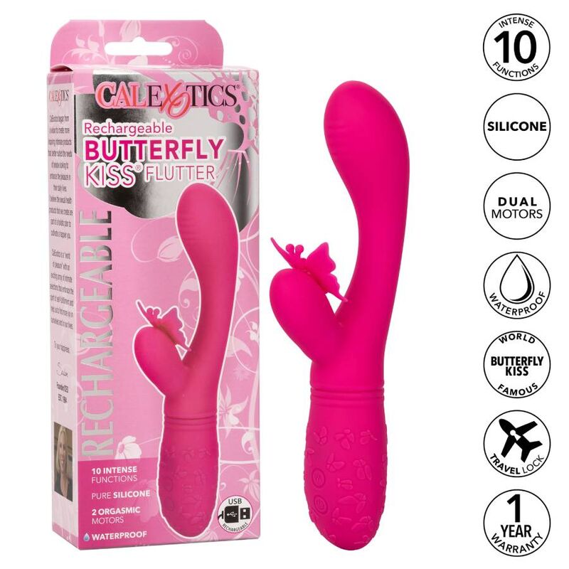 CALEXOTICS - PAPILLON KISS FLUTTER ROSE CALEXOTICS