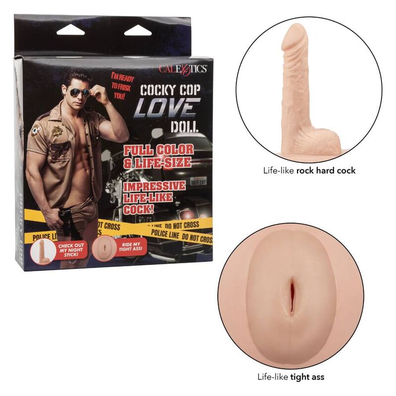 CALEXOTICS - POUPÉE DAMOUR COCKY COP CALEXOTICS