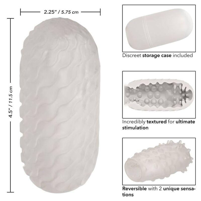 CALEXOTICS - STROKER NUBBY RÉVERSIBLE CALEXOTICS